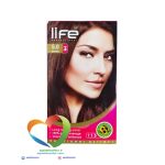 کیت رنگ موی لایف شماره 5 قهوه ای طبیعی Hair Color Life Kit Brown 5.0