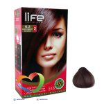 کیت رنگ موی لایف شماره 6.2 بلوند دودی تیره Hair Color Life Kit Dark Smoky Blonde