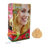 کیت رنگ موی لایف شماره 10.5 بلوند طلایی خیلی روشن Hair Color Life Kit Ultra Light Golden Blonde