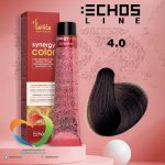 رنگ موی بدون آمونیاک قهوه ای 4.0 سینرژی اچ اس لاین Hair Color ECHOSLINE Synergy Brown