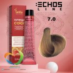 رنگ موی بدون آمونیاک بلوند 7.0سینرژی اچ اس لاین Hair Color ECHOSLINE Synergy Blonde