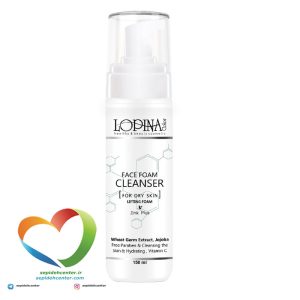 فوم شستشو صورت لوپینا LOPINA CLEANSER مدل ویتامین C مناسب پوست خشک حجم 150 میلی لیتر